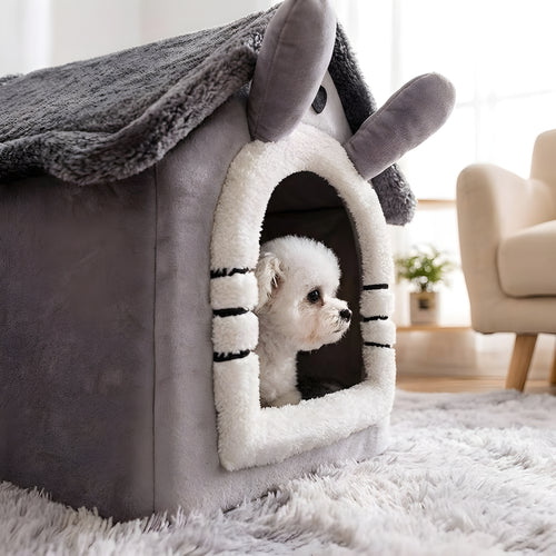 Cuccia tana chiusa per cani piccoli e gatti PixeHaven PixePet