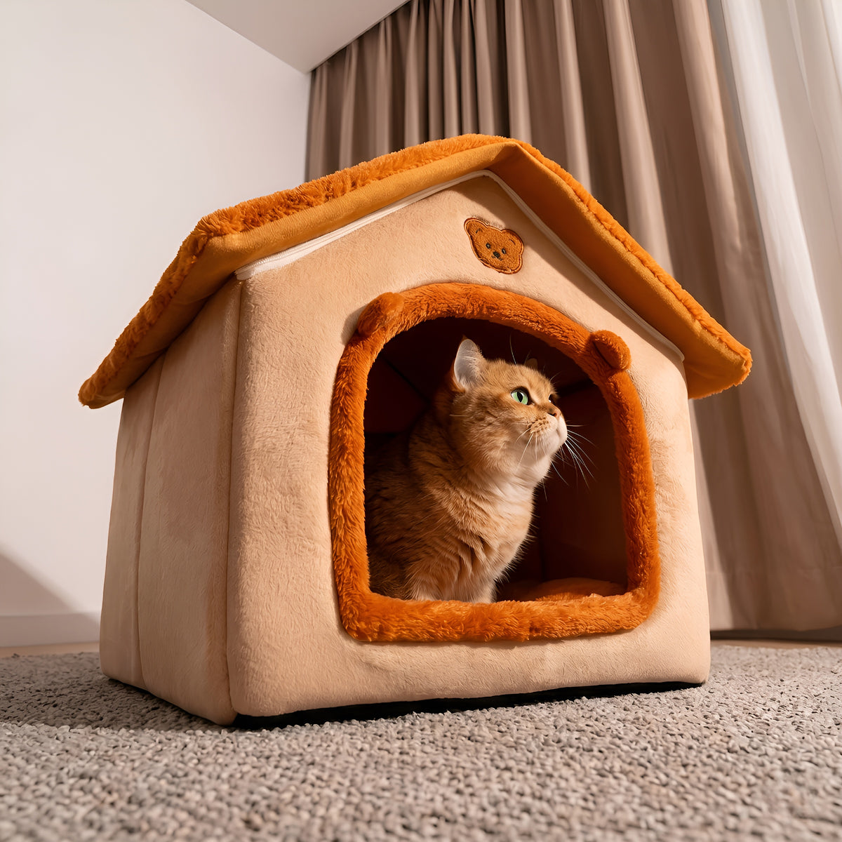 Gatto piccolo fino a 2kg all'interno della tana sicura PixeHaven